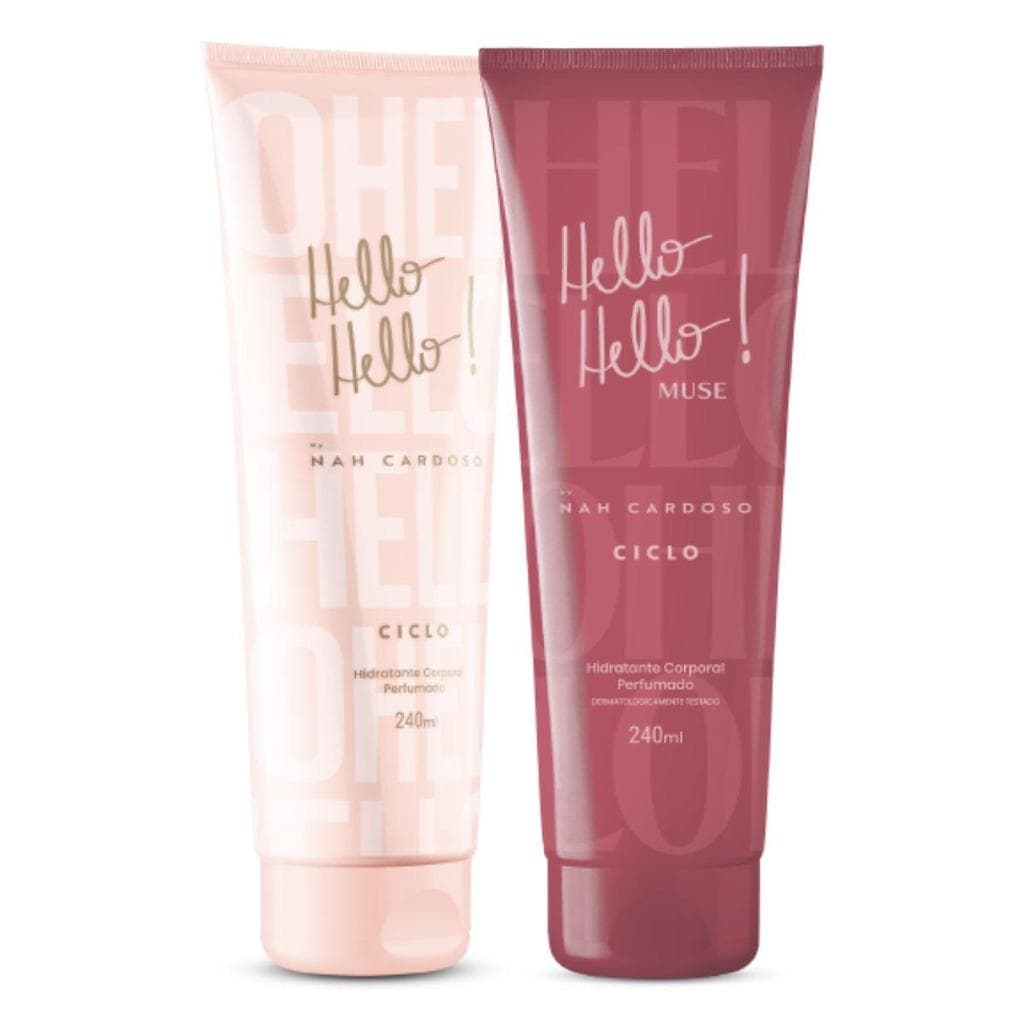 Combo Loção Hidratante Hello Hello + Muse 240ml Creme Ciclo