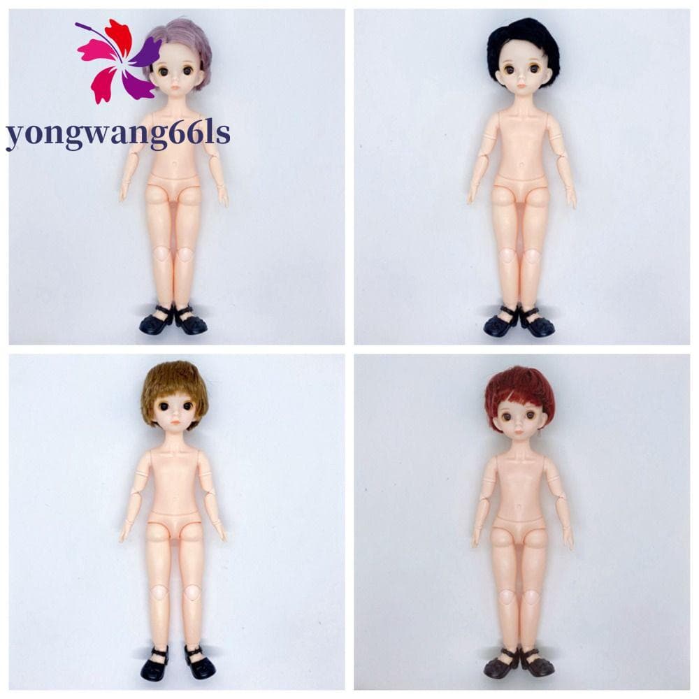 YONGWANG Brinquedo De Bonecas Para Meninos , Boneca Giratória Articulada 1/6 Bjd , Com Cabelo 30 Cm 12 Polegadas De Arti