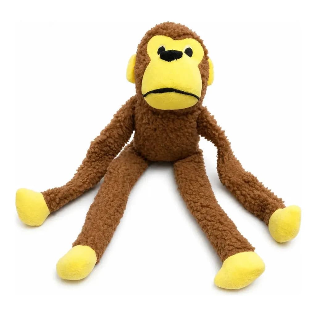 Brinquedo Pet Macaco de Pelúcia com Apito 45cm para Cachorro