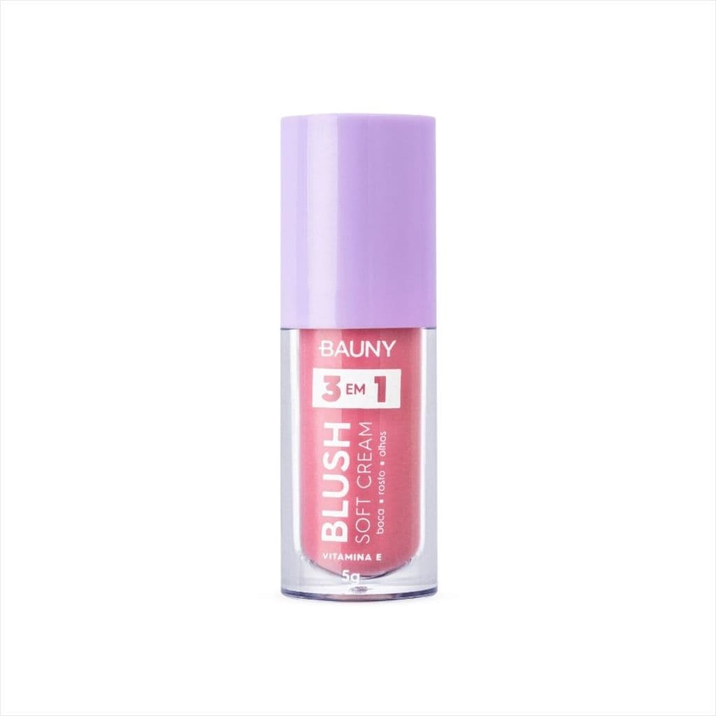 Bauny Blush Líquido Soft Cream 3 em 1 5g
