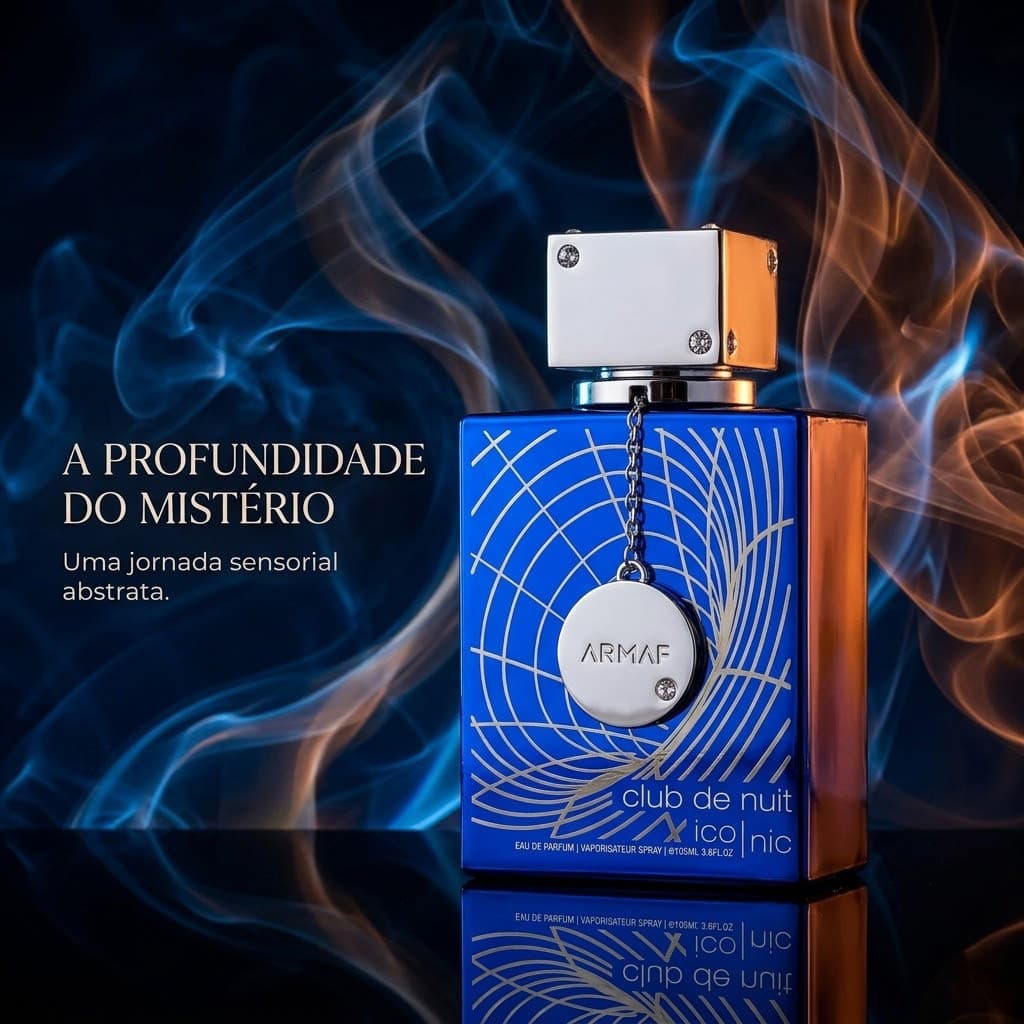 💙Perfume Masculino Armaf Club de Nuit Blue Iconic EDP 105ml - Longa Duração, Importado - Frete Grátis