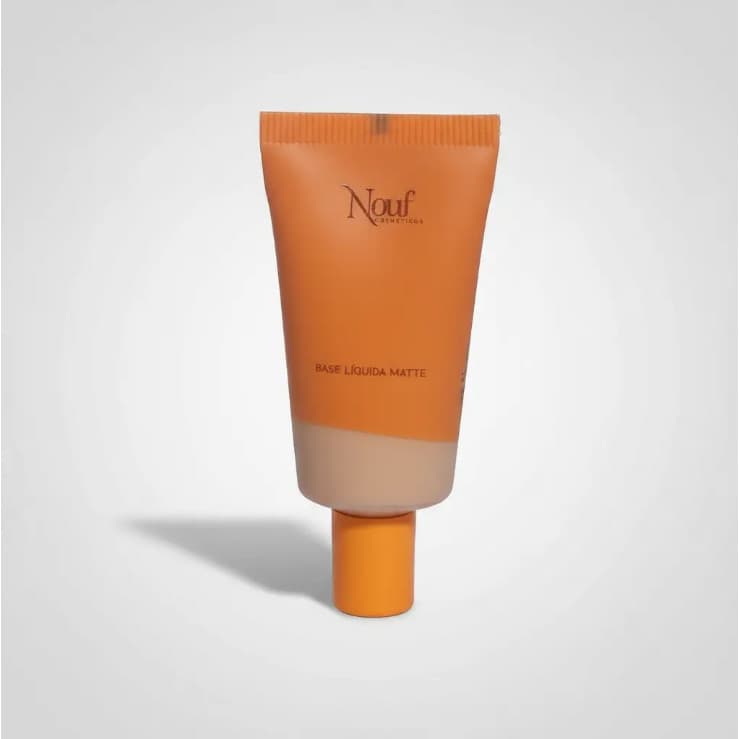 Base Liquida Matte Nouf Resistente a Agua e Ao Suor Cor:01 Clarissimo Frio (rosado) 30ml