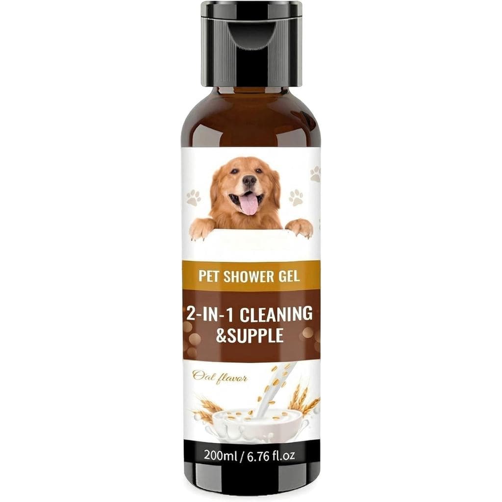 Shampoo sem água para animais de estimação, banho sem enxágue e shampoo seco para cães, espuma em spray sem enxágue, lim