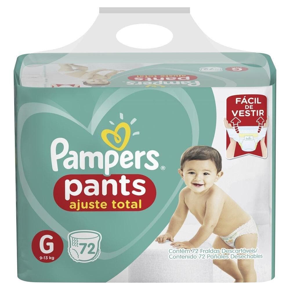 Fralda Descartável Confort Sec Pants G 72 Unidades - Pampers