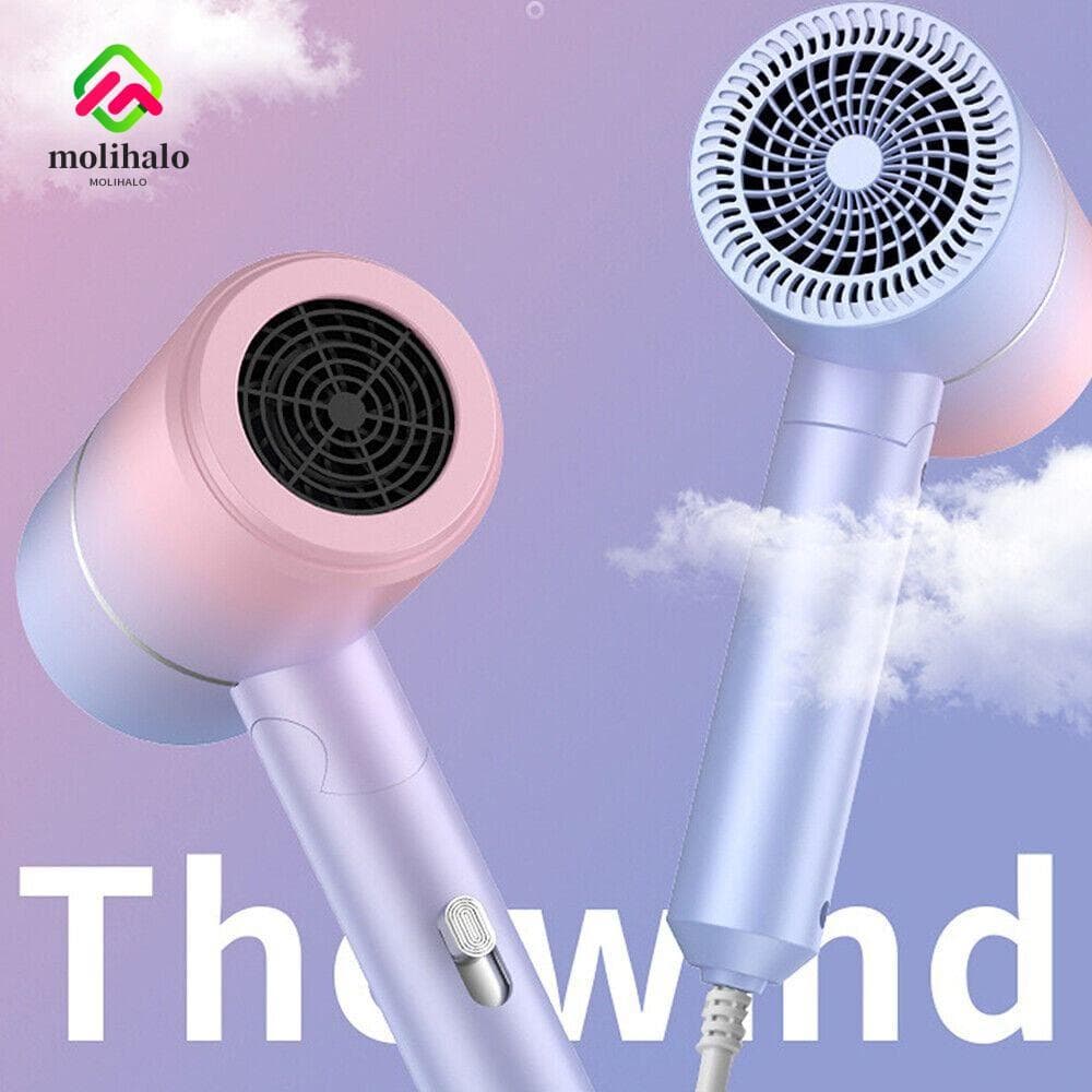 Ventilador MOLIHALO , Secador De Cabelo Dobrável De Ar Quente De 1200 W , Ferramenta Elétrica Profissional Para Salão De