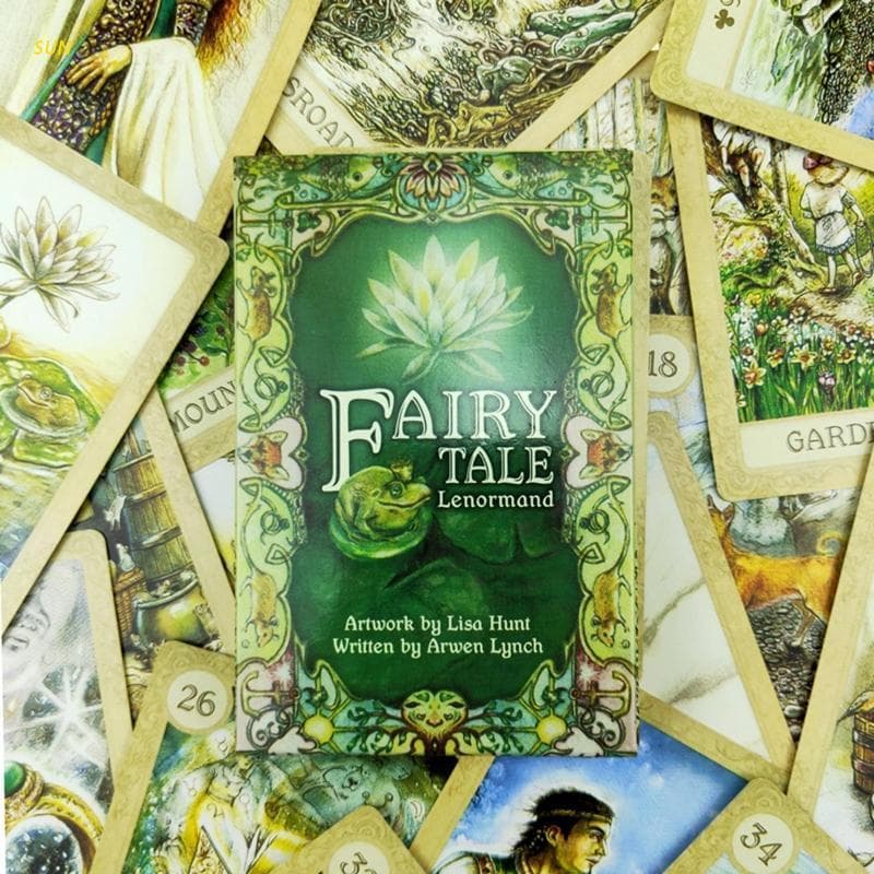 Conto De Fadas Lenormand Tarot 38 Cartas Baralho Completo Inglês Misterioso Adivinhação Destino Família Festa Jogo De Ta