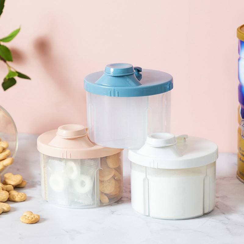 4 Grades Portátil Caixa De Armazenamento De Alimentos Para Bebê Infantil Essencial Cereal Titular Leite Em Pó Organizado