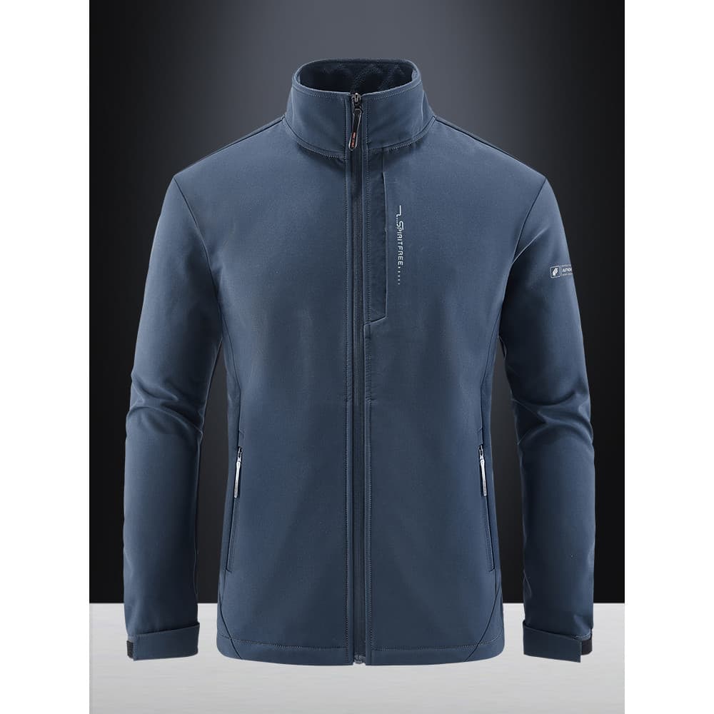 Jaqueta de lã Polar jaqueta masculina outono inverno ao ar livre quente à prova de vento casca macia jaqueta de lã mais 