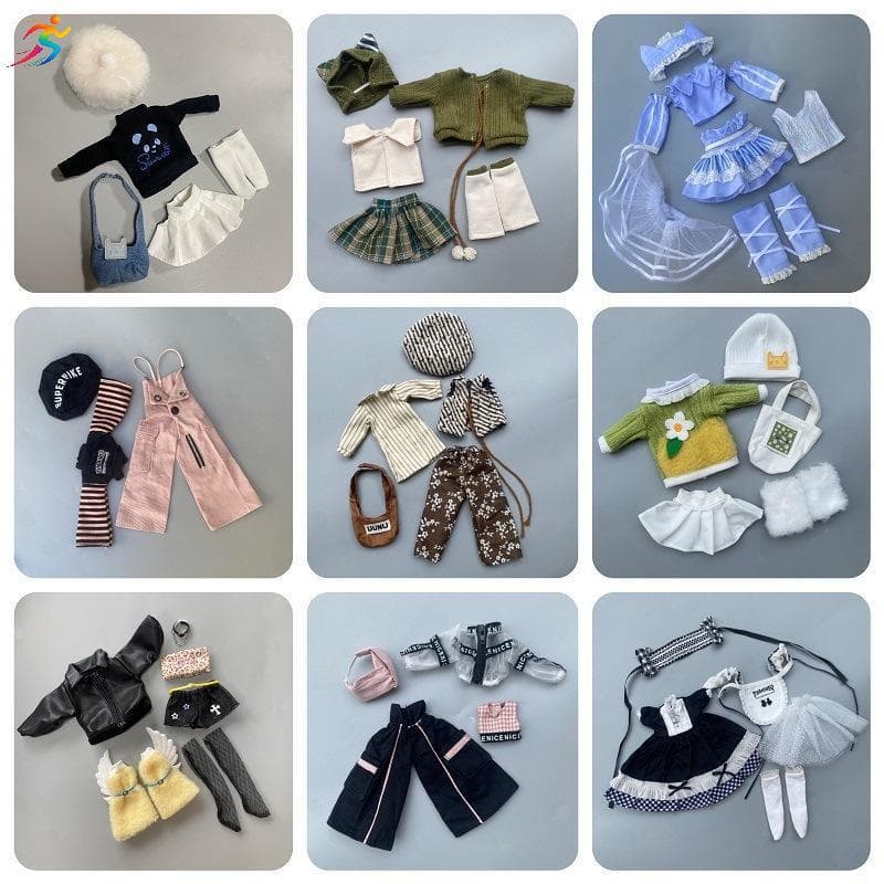 AOR 1 Conjunto Melhor Presente De Aniversário 1/6 30cm Bonecas Bonito Bola Articulada Corpo Boneca DIY Brinquedos Roupas