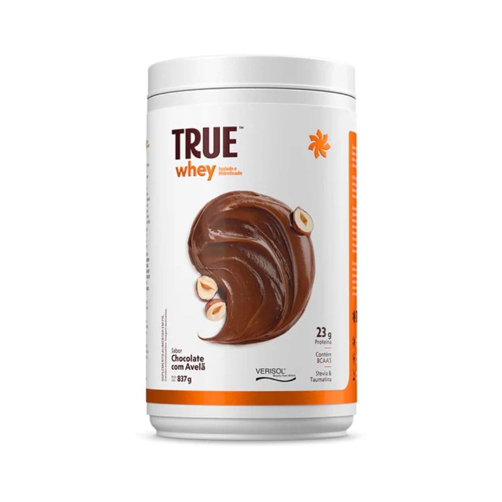 Whey Protein Isolado e Hidrolisado Chocolate com Avelã 837g True
