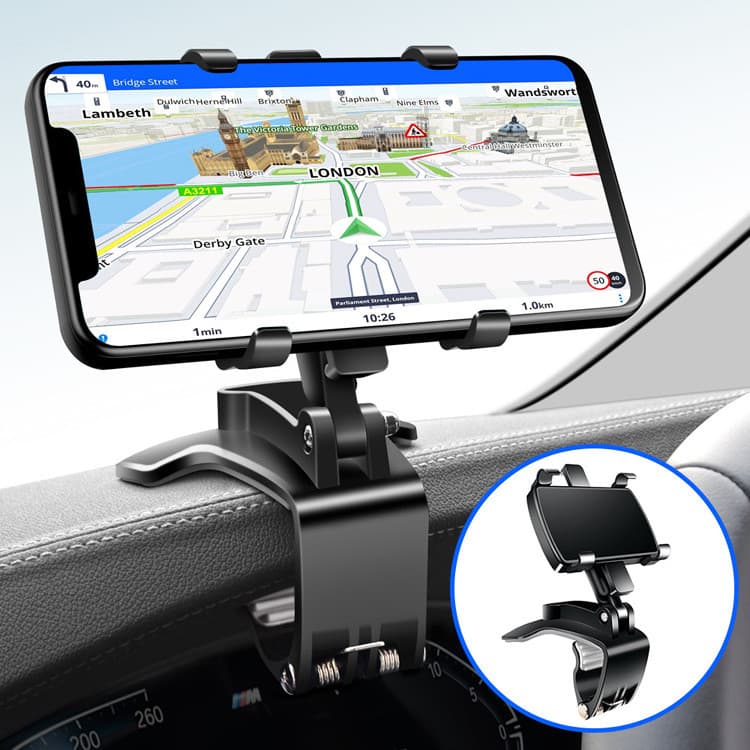 Suporte multifuncional criativo para celular e painel de instrumentos, para espelho retrovisor de carro, modelo popular 