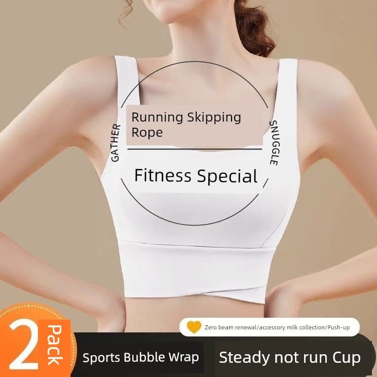 Top costas cruzadas Top fitness academia Sutiã esportivo feminino Roupa interior esportiva de alta intensidade feminina