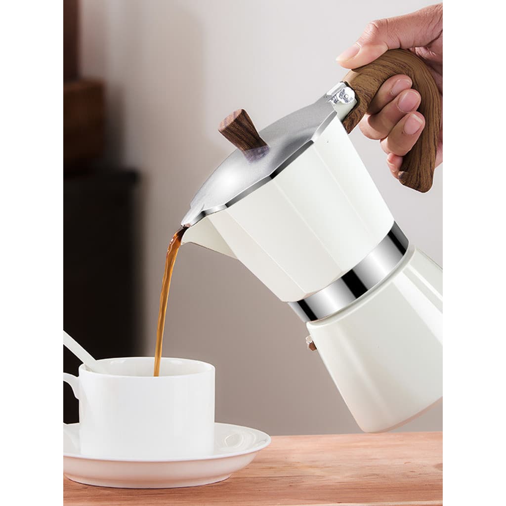 Pote Moka doméstico pequeno, cafeteira para fazer café, extrato de café expresso italiano, máquina de café, fermentação 