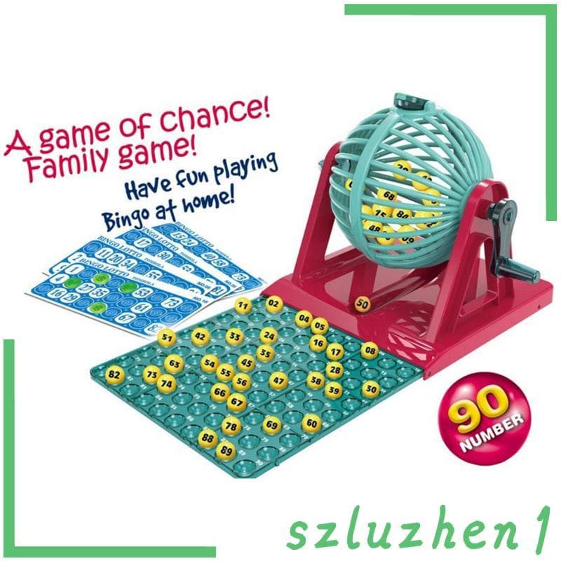 [Szluzhen1] Conjunto De Jogos De Bingo , Jogo De Loteria Tabuleiro Educativos Tradicionais Para Família , Bolas Com Gaio