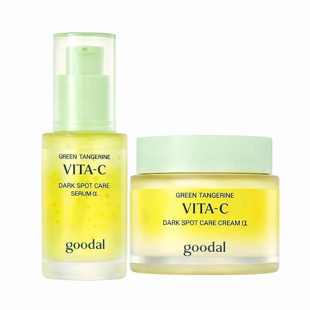 Conjunto Goodal Green Tangerine Sérum de Vitamina C e Creme Facial [Edição Premium]