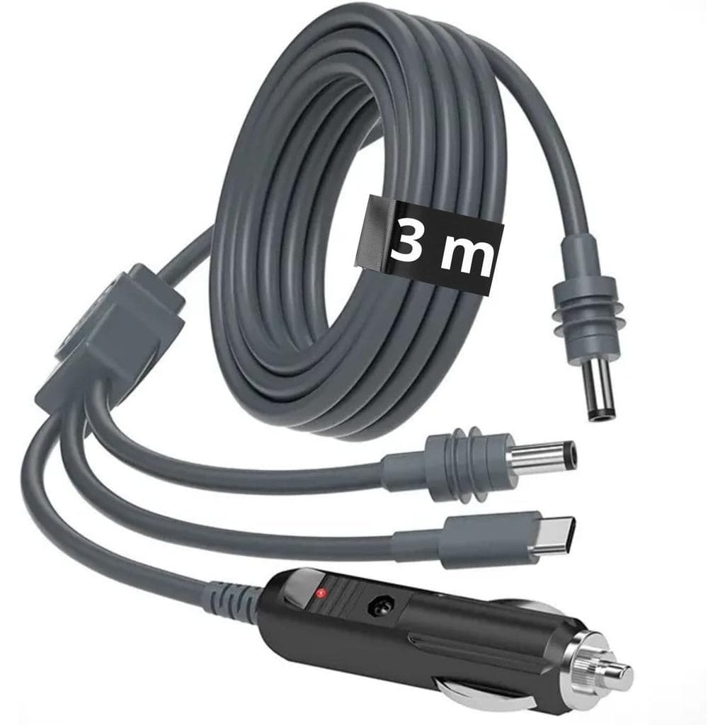 Cabo Veicular Para Starlinkk Mini Carro 12V 24V Adaptador Automotivo De Carregamento Rápido 3 em 1 Carregador Veicular U