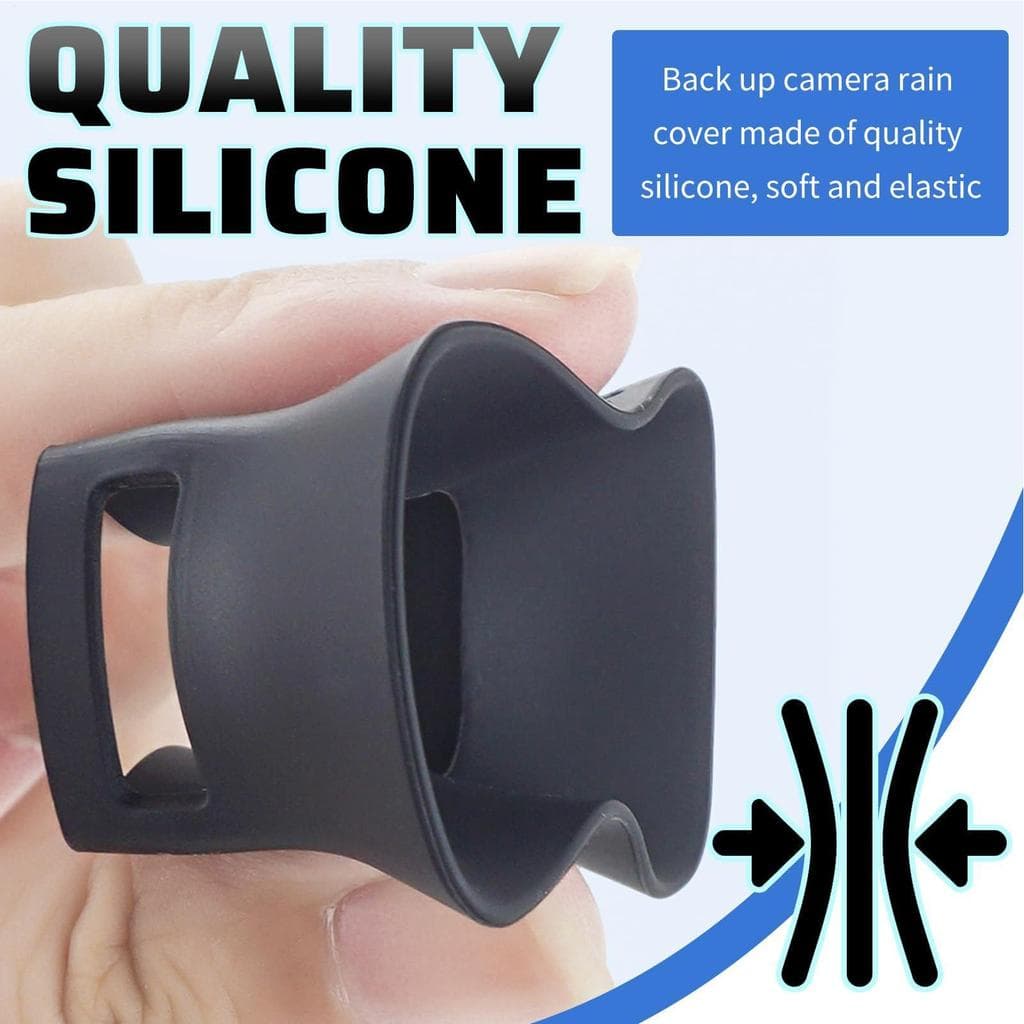 Silicone Câmera De Backup Do Carro Escudo Chuva Universal Portátil Traseira Capa Protetora Resistente Às Intempéries Aut