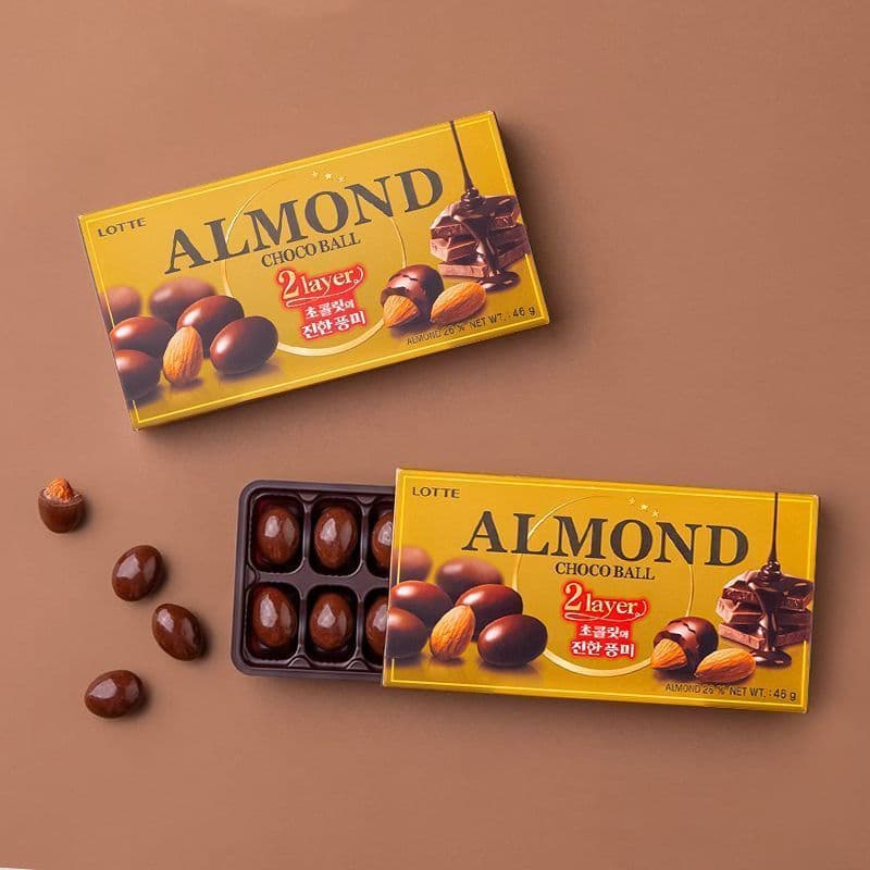 Coreia do Sul Importado LOTTE LOTTE Tonsand Sanduíche Feijão de Chocolate Puro Manteiga de Cacau Lanches Aliviar Lanches
