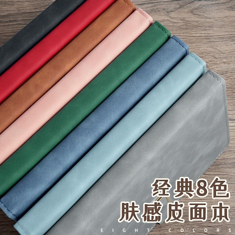 A5 Notebook Business Office Gift Engrossado Soft Couro Fivela Bloco de Notas Caixa de Presente Notebook