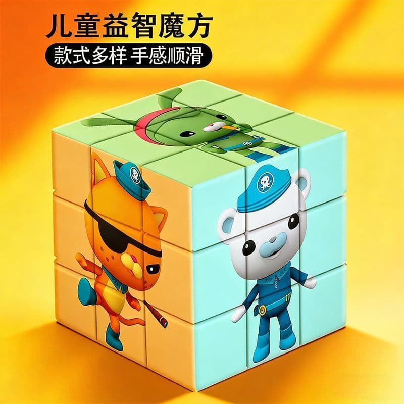 Coluna submarina Cubo de Rubik Cubo de Rubik de terceira ordem Brinquedos infantis Brinquedos educativos Brinquedos de i