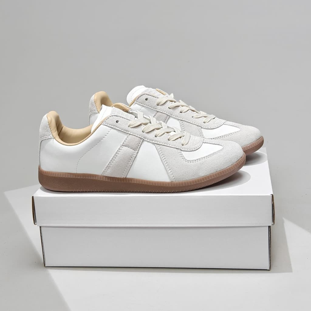 Tênis de treino M6 Margiela para homens e mulheres, tênis esportivos casuais e confortáveis, tênis retrô de cano baixo C