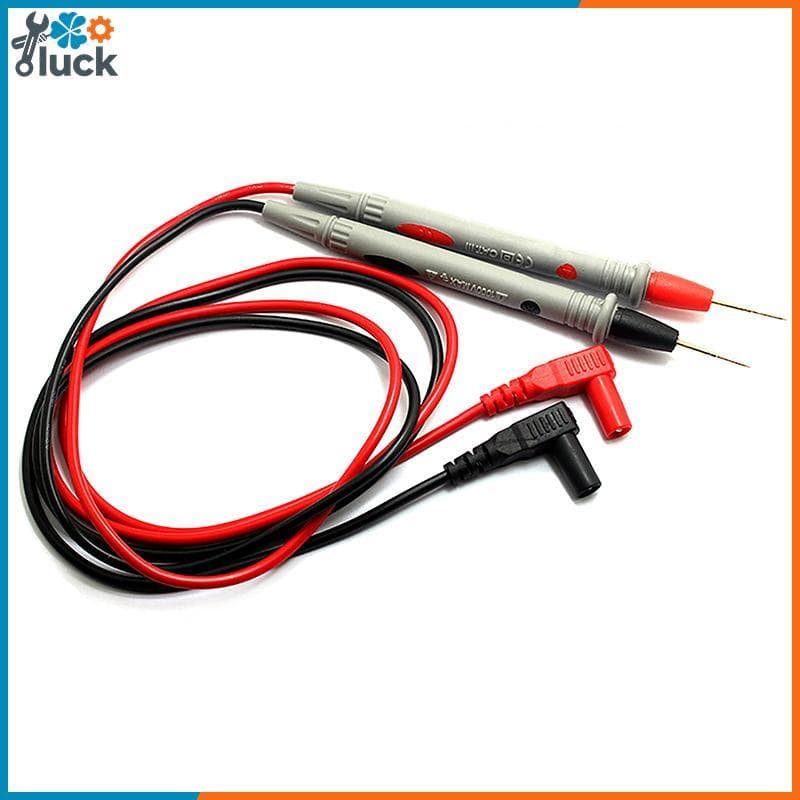 LTBR 2 Pçs/Set Agulha Fio De Silicone Placa De Ouro Ponta Sonda Teste Leva Pino Universal Multímetro Digital Testador Ch