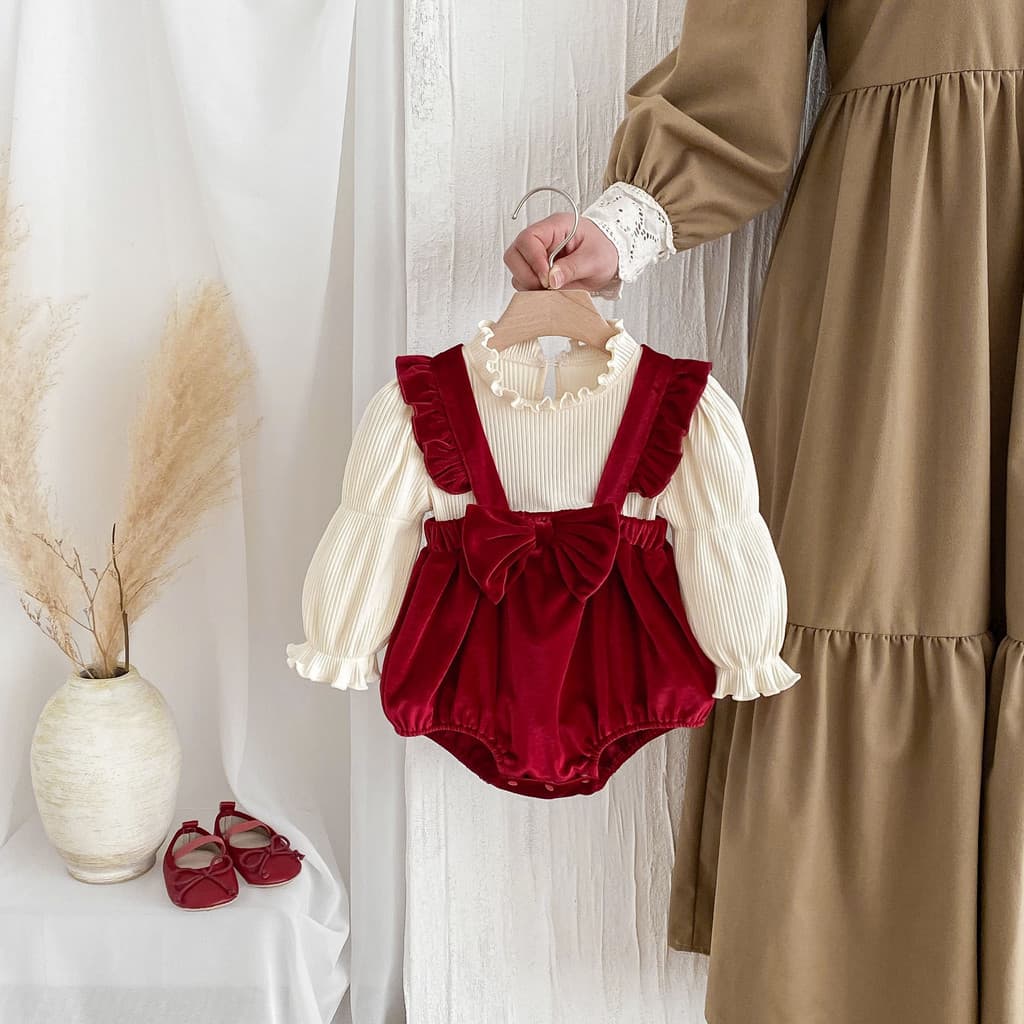 Bebê roupas de bebê menina primavera roupas princesa macacão de bebê cem dias de uma peça Super bonito início da primave