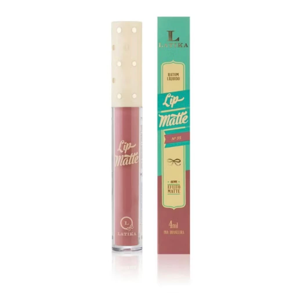 LIP MATTE BATOM LIQUIDO COM EFEITO MATTE LATIKA