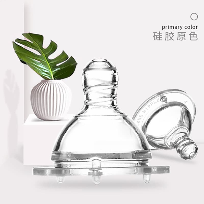 Chupeta Bikiss Chupeta de Silicone para bebê de calibre amplo, furo cruzado S/M, caixa única, chupeta de calibre amplo