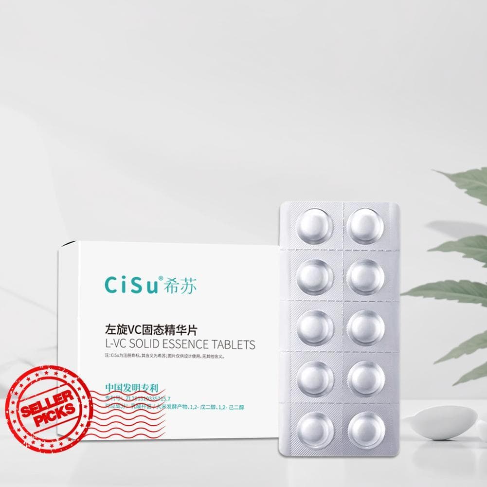 L Ácido Ascórbico Sólido Vitamina C Essência Comprimidos Liofilizado Brilho Tratamento Facial Para N9E0