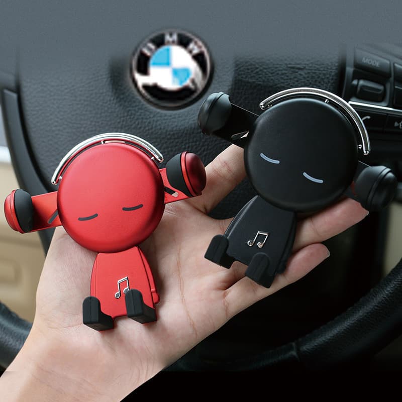 Suporte multifuncional para telefone para carro com navegação por gravidade para saída de ar do carro