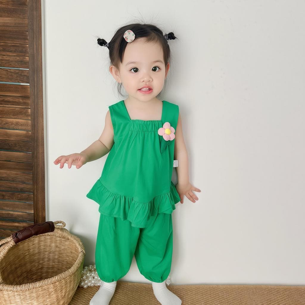 Bebê menina verão terno 2025 novo estilo elegante estilo fino roupas de bebê puro algodão menina estilingue roupas de ve