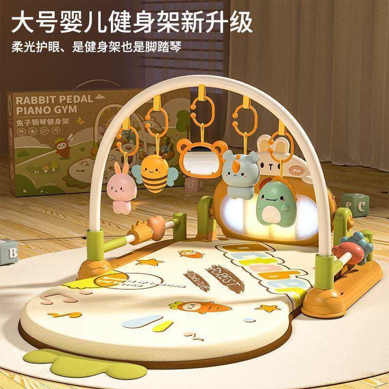 Novo estilo bebê deitado pedal brinquedo bebê Fitness quadro pedal Piano bebê deitado jogar brinquedo educativo precoce 