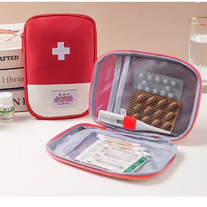 Kit de Primeiros Socorros Japonês, Organizador Médico Portátil, Bolsa de Emergência, Bolsa Médica UDGY