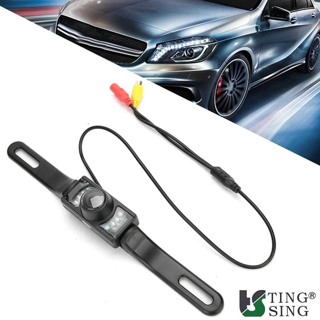 Universal Carro HD Visão Noturna Infravermelha 140 Graus Carros Grande Angular Traseira Monitor De Câmera De Backup Para