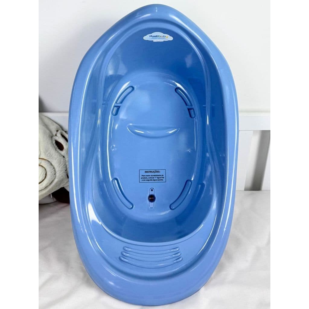 Banheira Plastibaby 20L com Indicador de Nível de Água para Bebê