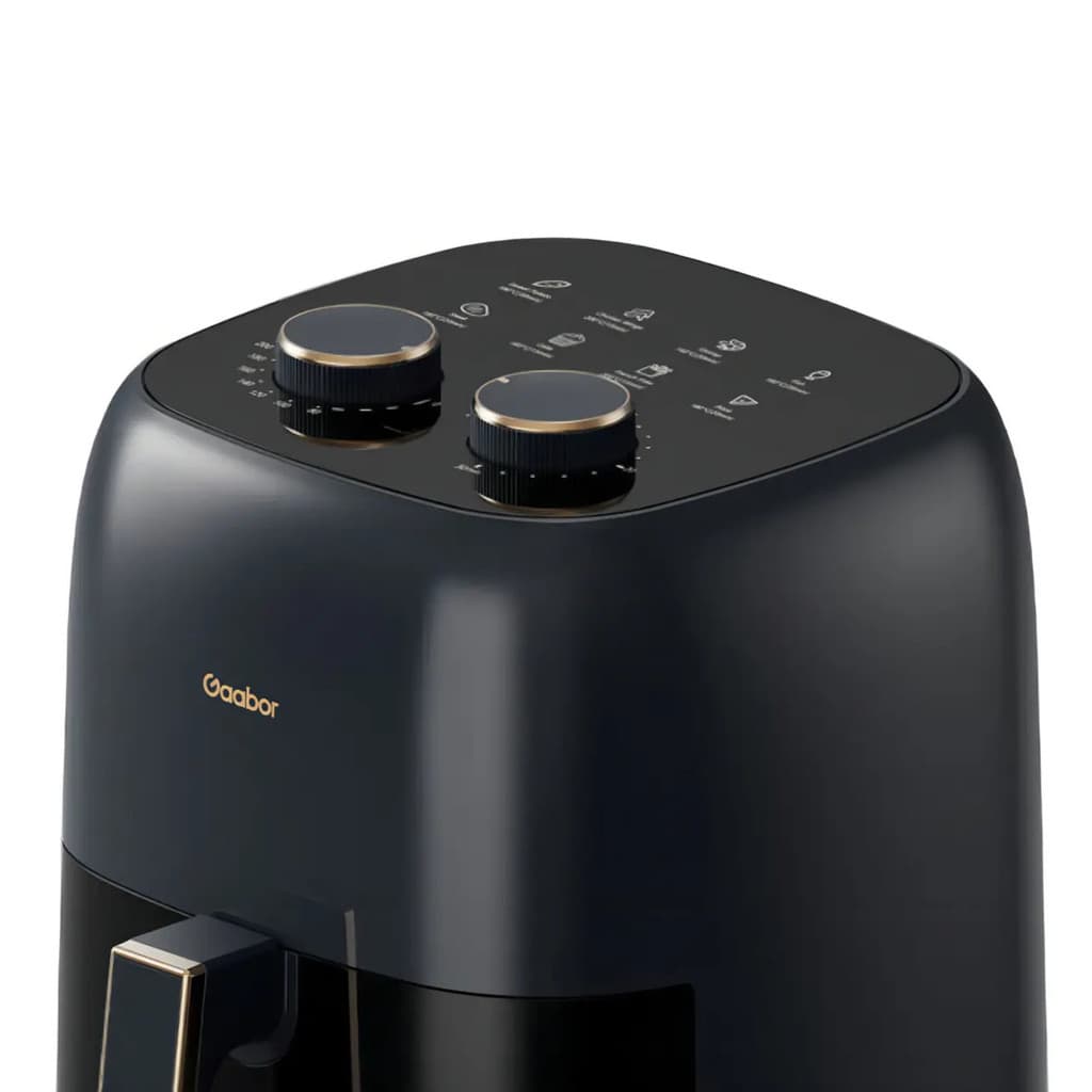 Air Fryer Fritadeira Elétrica Gaabor Antique 6,5L 1600W Sem Óleo Preta