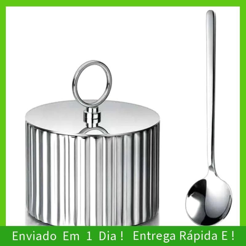 - joyce 1 Conjunto De Saleiro Estilo Luxo Tempero Frasco De Condimento Condimentos Frascos Elegantes