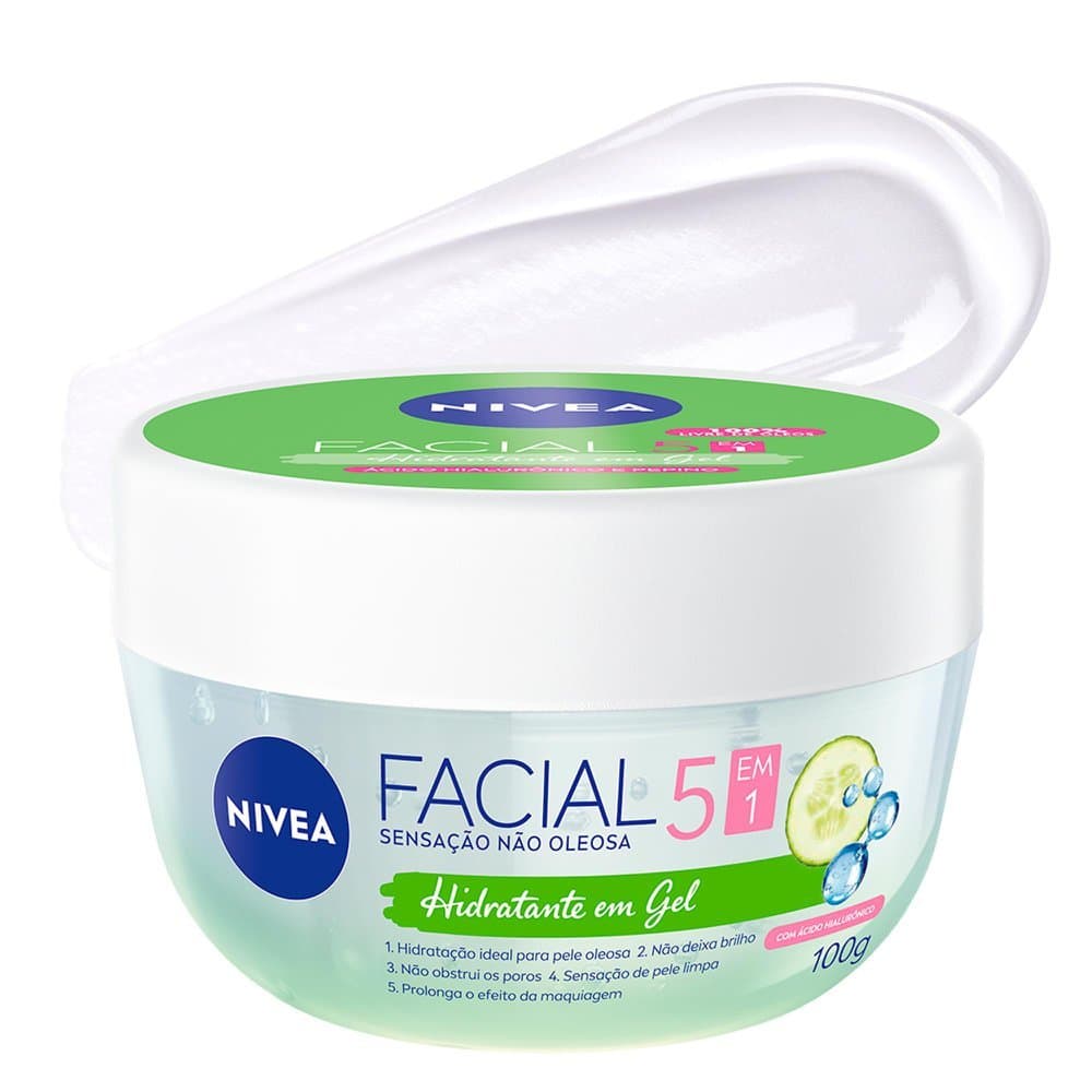 Hidratante Facial em Gel 7 em 1 Nivea Ultraleve 100g