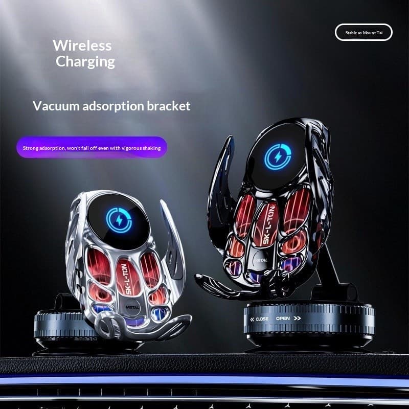 Novo suporte de celular para carro com carregamento sem fio, carregamento super rápido de 15W, suporte de celular elétri