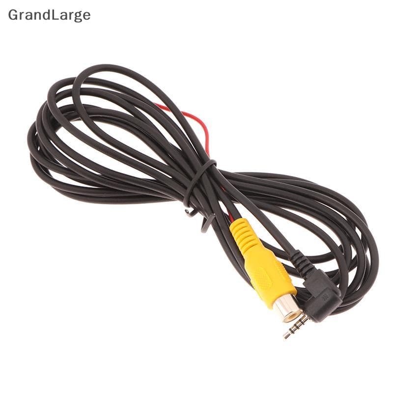 [GrandLarge] 1 Peça Cabo De Vídeo Para Navegador GPS RCA 2.5 Mm AV Conversor Visão Traseira Do Carro Câmera De Estaciona