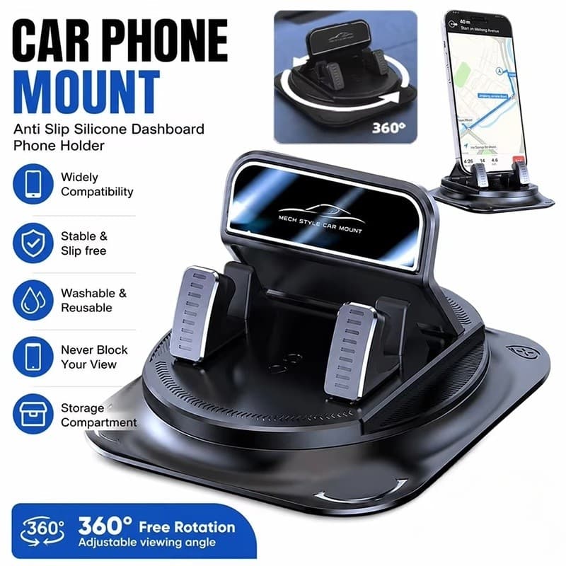 Suporte Para Celular Carro Tapete De silicone Adequado Todos Os Tipos De Painéis De Instrumentos De Mesa Antiderrapante