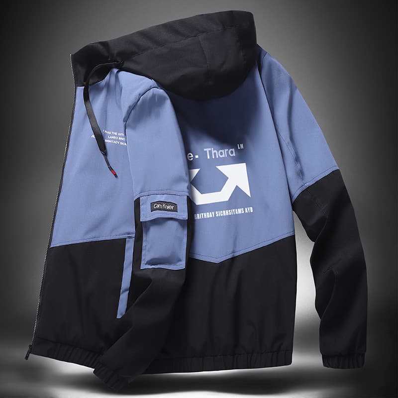 Jaqueta masculina outono 2020 novo estilo primavera outono jaqueta masculina outono Casual com capuz na moda ferramentas