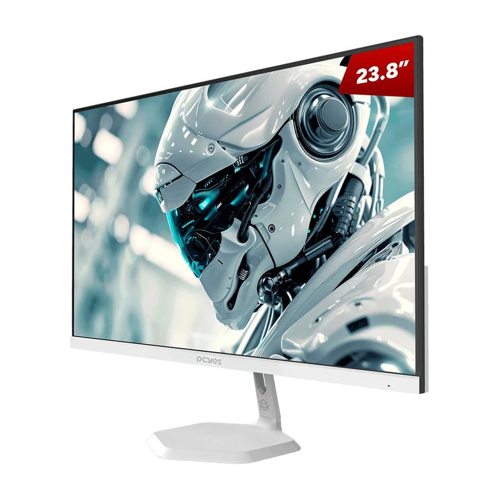Monitor Gamer PCYES Quartzo Q23F 23.8" Flat Fhd IPS 100HZ 5MS Hdmi/Vga Freesync White Ghost PMGQ23F100WG - PCYES