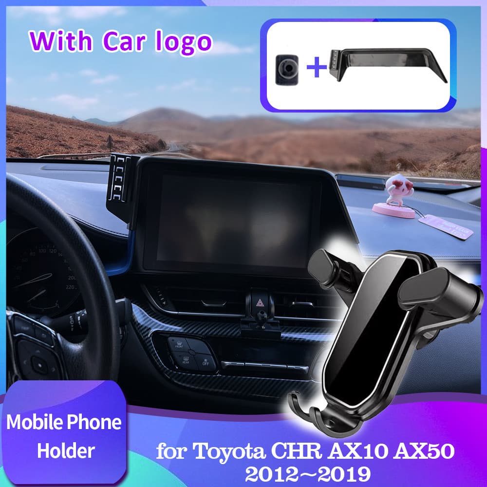 Para Toyota CHR C-HR AX10 AX50 2018 ~ 2023 Suporte Do Telefone Móvel Carro De Ventilação De Ar Clipe Bandeja Acessórios 