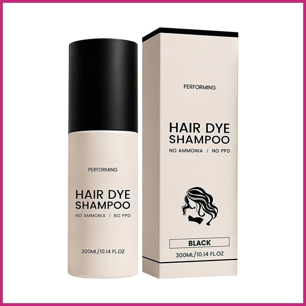 Shampoo De Cor De Cabelo Preto Nutritivo Hidratante Clarificador Limpador 300ml Planta Cinza Para Adultos Homens kagli3b