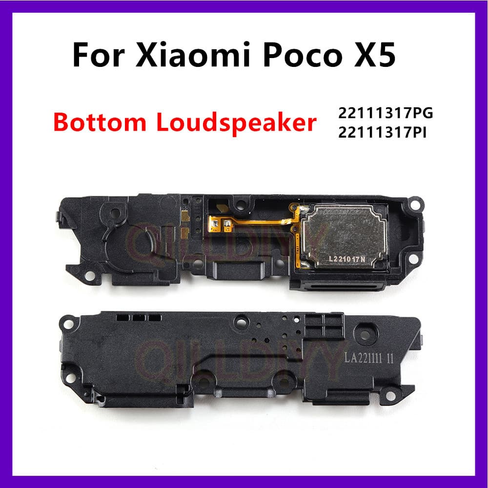 Alto-Falante Para Xiaomi Poco X5 Buzzer Ringer Módulo De Som Inferior Peças De Reparo Do Smartphone