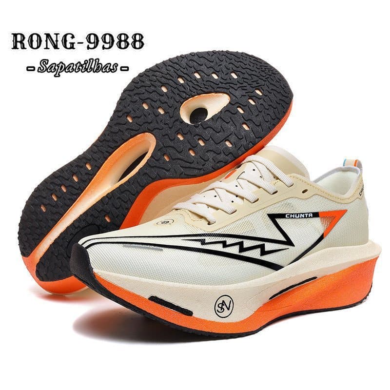 Tênis de corrida com placa de carbono para maratona, respiráveis e leves, para homens e mulheres, tênis esportivos para 