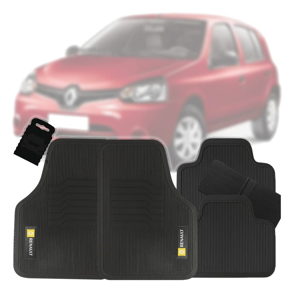 Tapete Clio 2013 2014 2015 2016 2017 2018 2019 2020 Automotivo Personalizado