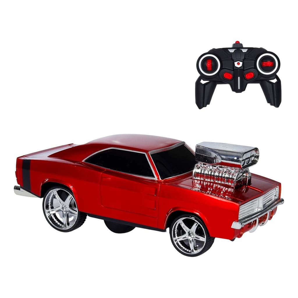 Carrinho de Controle Remoto Fúrias do Asfalto Vermelho - Polibrinq